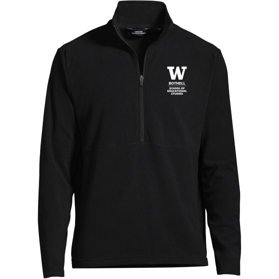 Lands' End Men's UW Bothell School of Educational Studies Thermacheck Fleece Quarter Zip