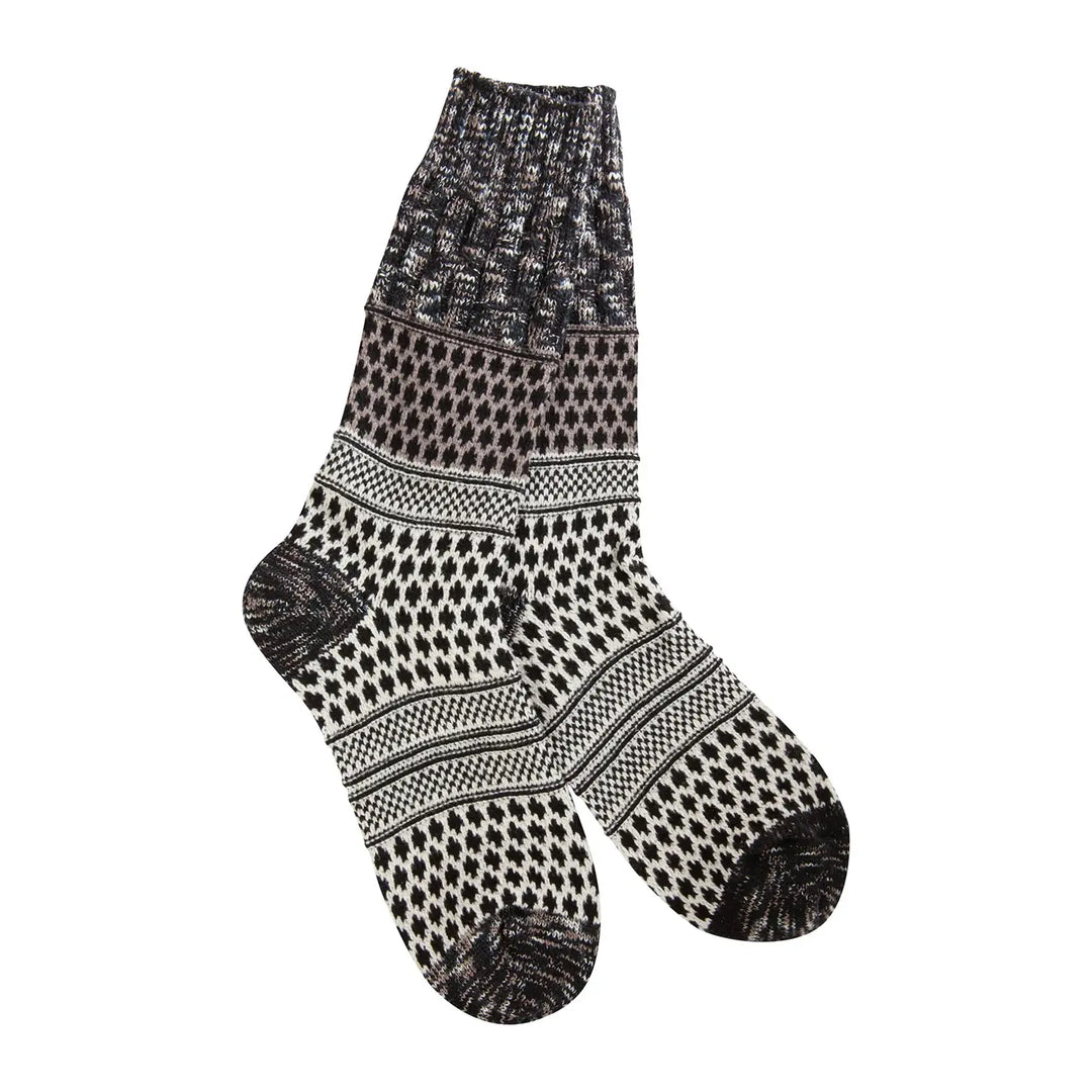 World's Softest Nightfall Multi Weekend Gallery Textured Crew Socks