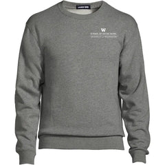 Lands' End Unisex UW School of Social Work Crewneck Sweatshirt Gray Hover