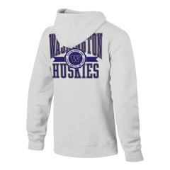 Photo of GFS Unisex Washington Huskies Scallop Seal Back Print Big Cotton Hoodie.
