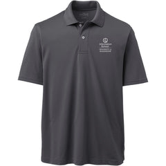 Photo of Lands' End Men's UW Information School Polyester Polo Charcoal.