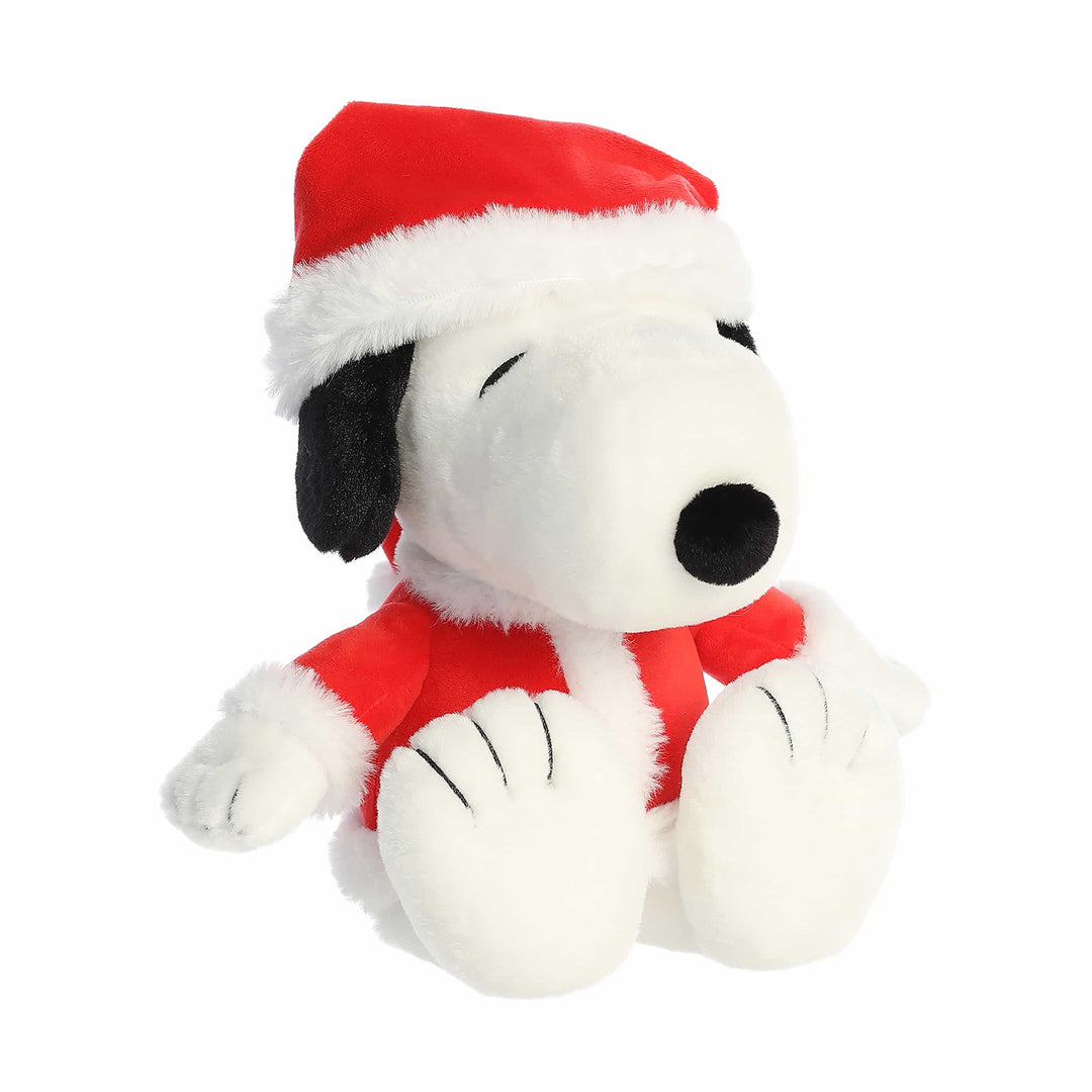 Aurora Santa Snoopy Plush 12"