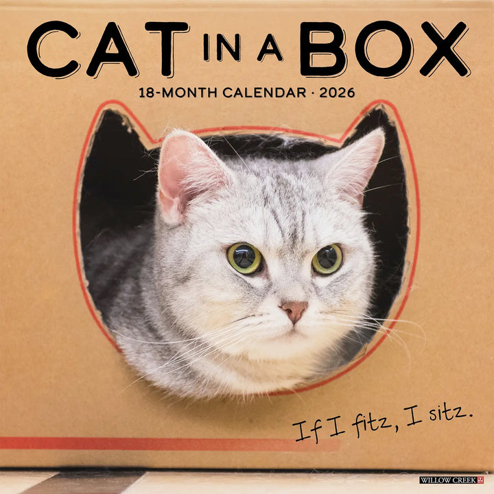 Small Changes Cat in a Box 2026 Wall Calendar