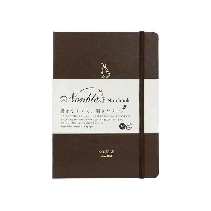 Kinokuniya Nonble A6 Hardcover Notebook 208 Pages