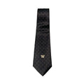 Jardine Collection Men's Black and Gold Dots W Woven Poly Tie thumbnail