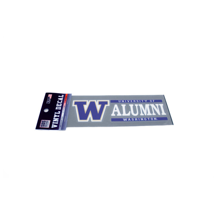 SDS W U of W Alumni Vinyl Decal 6" x 2"