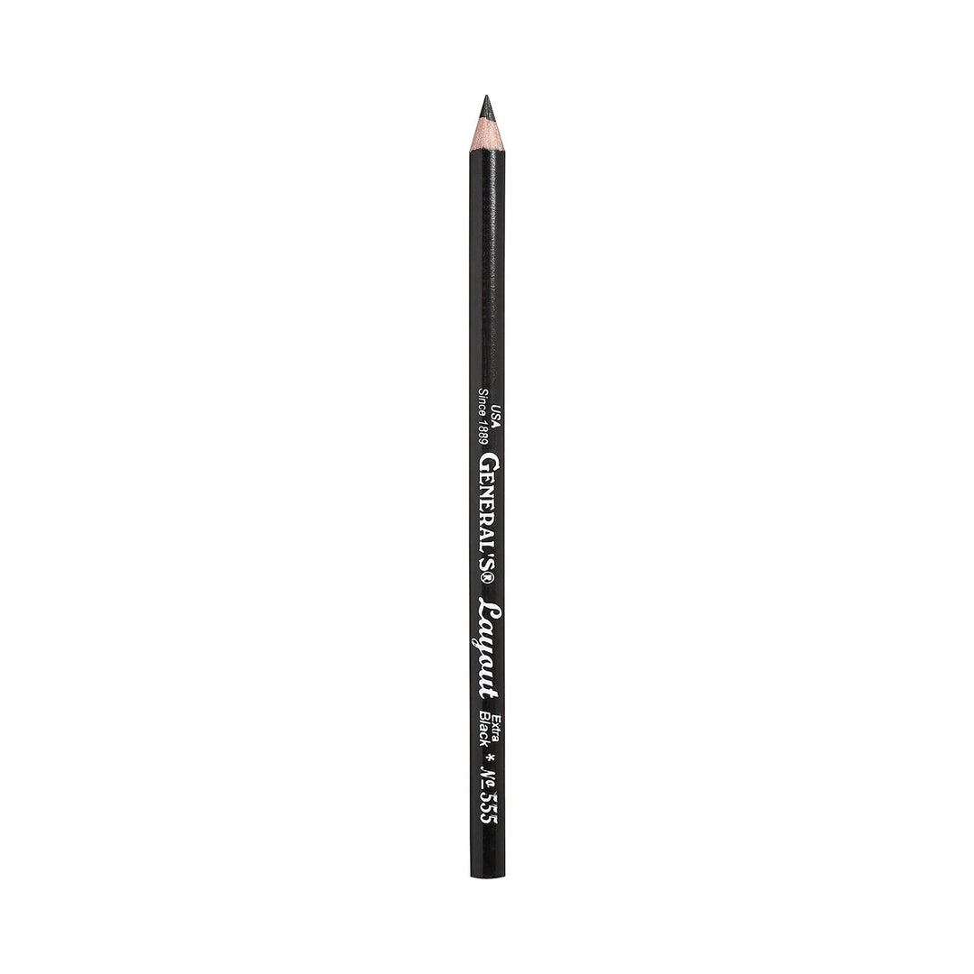 General's #555 Extra Black Graphite Layout Pencil