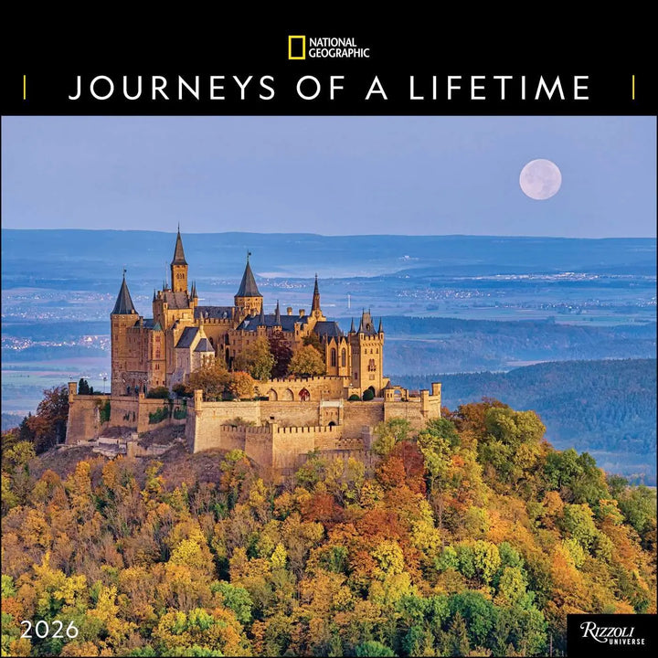 National Geographic Journeys of a Lifetime 2026 Wall Calendar