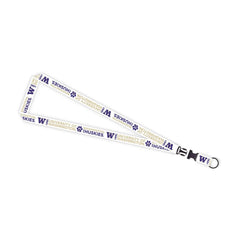 Photo of Neil White Purple Gold WA Huskies Paw 1861 Satin Pull-Apart Lanyard.