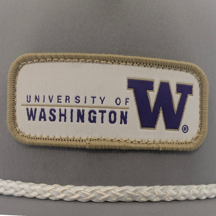 Richardson Light Gray UW Rectangle Patch 5p Rope Hat