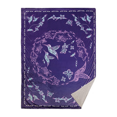 Native Northwest Hummingbird Fleece Blanket