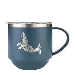 Photo of Native Northwest Humpback Whale Stackable Travel Mug 11oz.