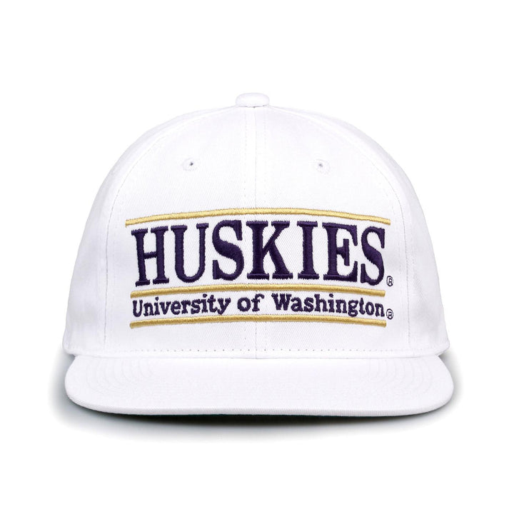 The Game White Huskies Bar Design Snapback Hat