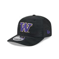 New Era Camo Black Washington Huskies 9Seventy PERF Stretch Snap Adjustable Hat thumbnail