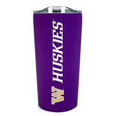 FG Purple W Huskies Soft Touch Stainless Tumbler 18oz