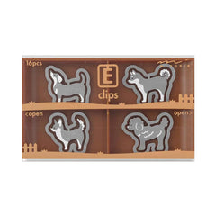 Photo of Midori Dog Etching E-Clips 16 Count.