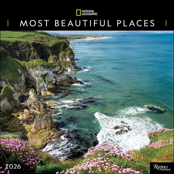 National Geographic Most Beautiful Places 2026 Wall Calendar