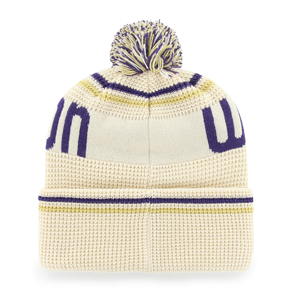 47 Brand Cream Washington Huskies Quattrle Cuff Knit Beanie