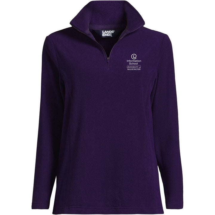 Lands' End Women's UW Information School Thermacheck Fleece Quarter Zip