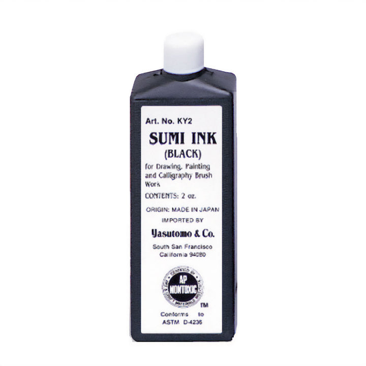 Yasutomo Black 2Oz Sumi Ink