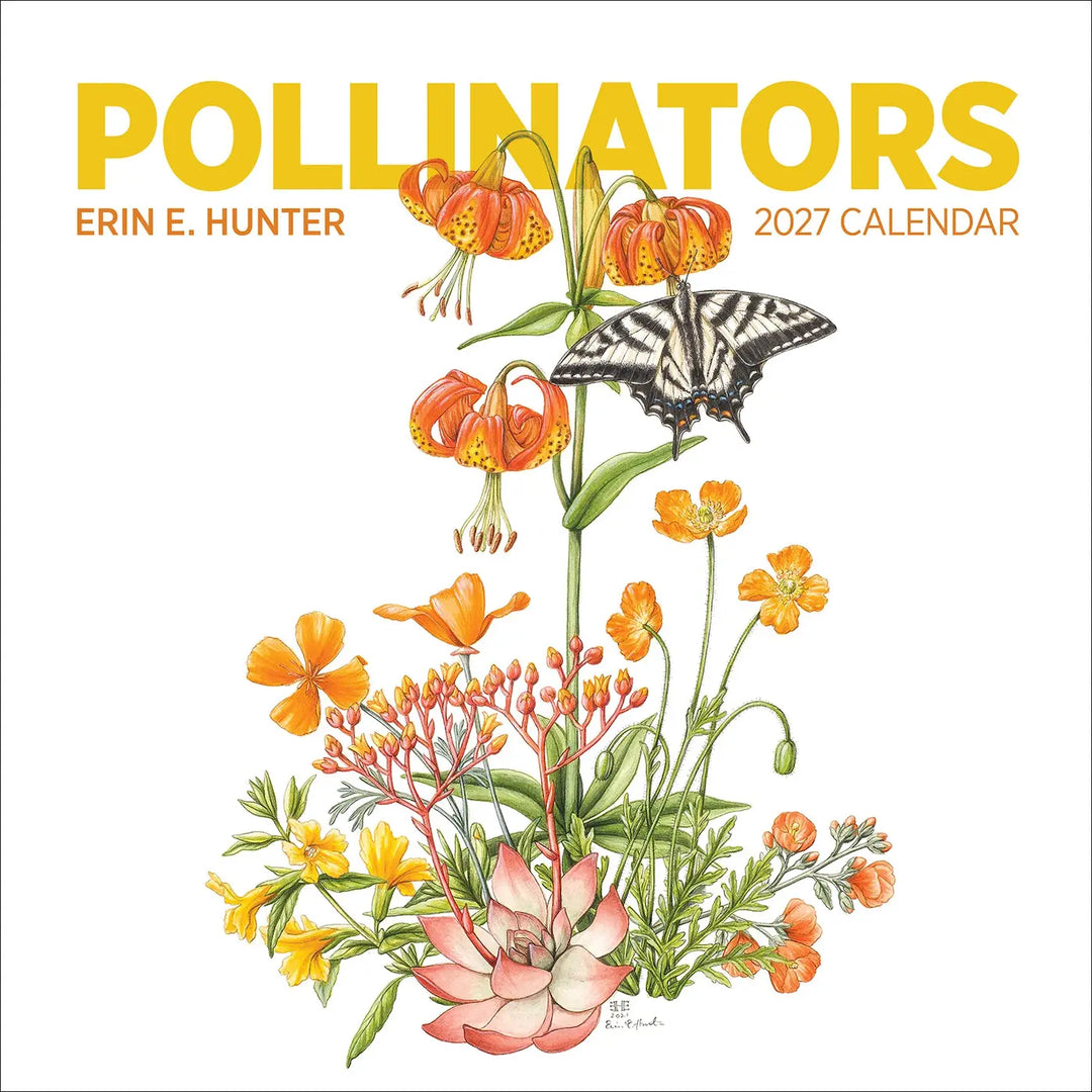Erin E. Hunter Pollinators 2027 Wall Calendar