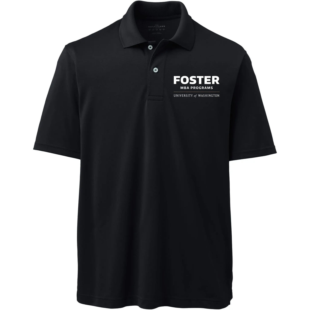 Lands' End Men's UW Foster MBA Programs Flex Pique Polo