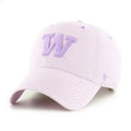 47 Brand Women's Lavender W Logo Haze Clean Up Adjustable Hat thumbnail