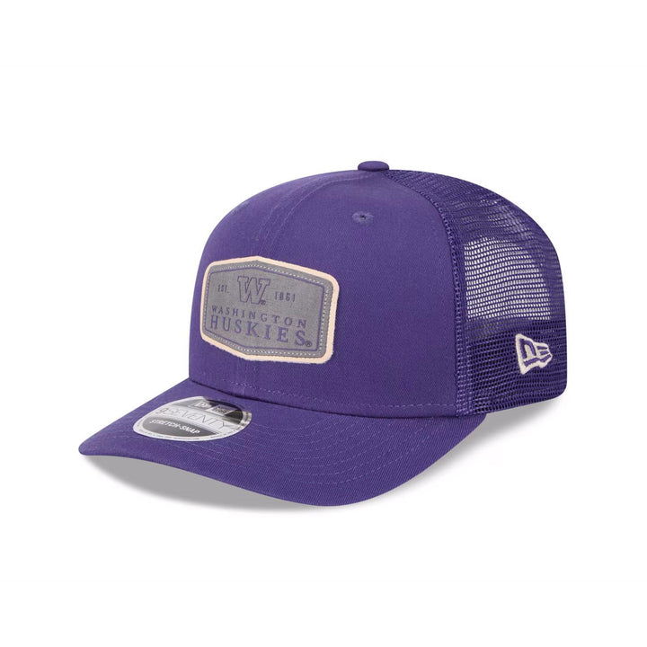 New Era Purple 9Seventy LABELED Mesh Back Stretch Snap Adjustable Hat
