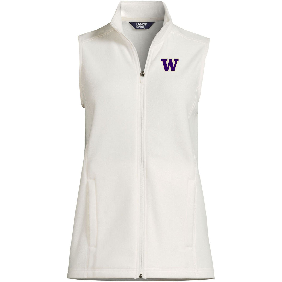 Lands' End Women's UW ThermaCheck Fleece Vest