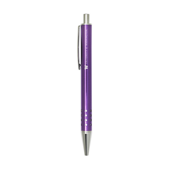 LXG Purple W University of Washington Challenger Ballpoint Pen