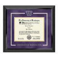 CH Purple Suede Gold W U of W Spirit Eclipse Diploma Frame thumbnail