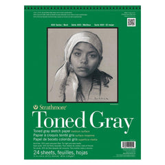 Photo of Strathmore 400 Series Toned Gray Sketch Spiral Pad.