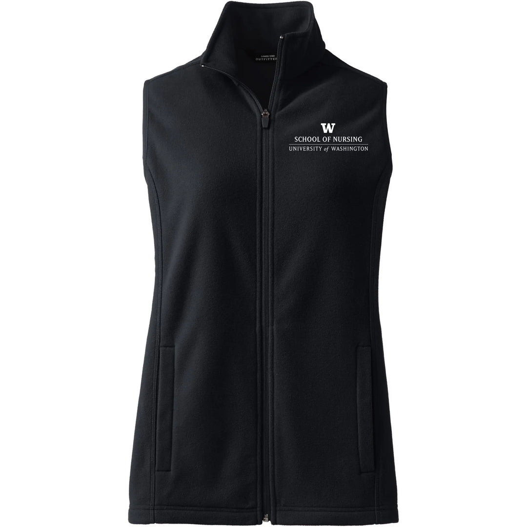 Lands' End Women's UW School of Nursing Thermacheck Fleece Vest