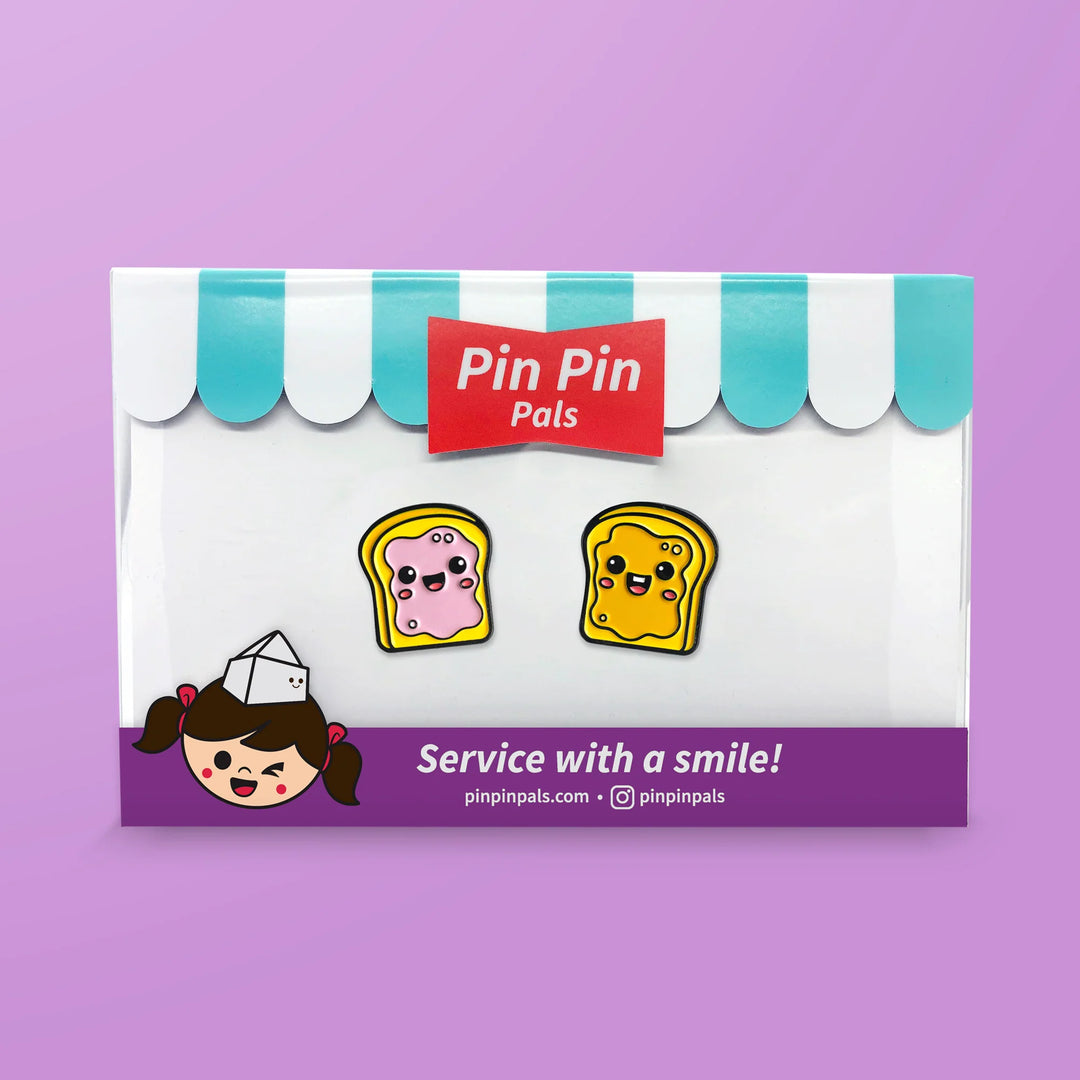 Pals & Co. PB & J Enamel Pin Set