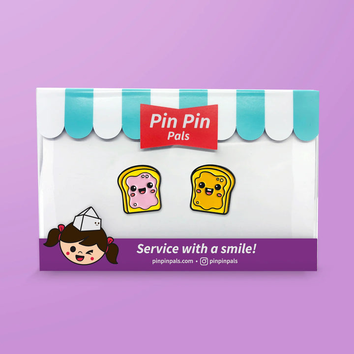 Pals & Co. PB & J Enamel Pin Set