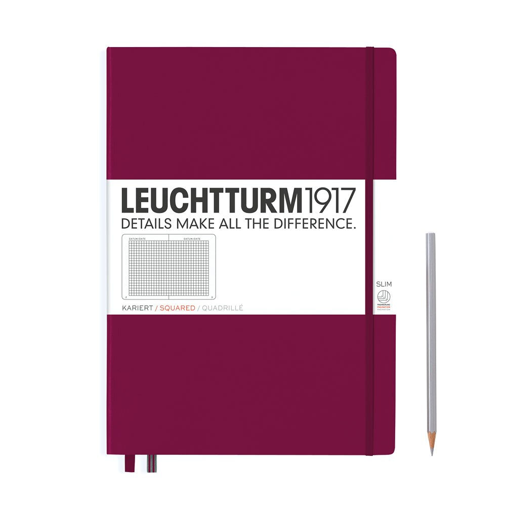 Leuchtturm 1917 Master Slim A4+ Hardcover Notebook 121ct