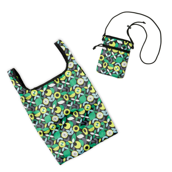 Crush Black Off The Market Expandable Shopping Crossbody