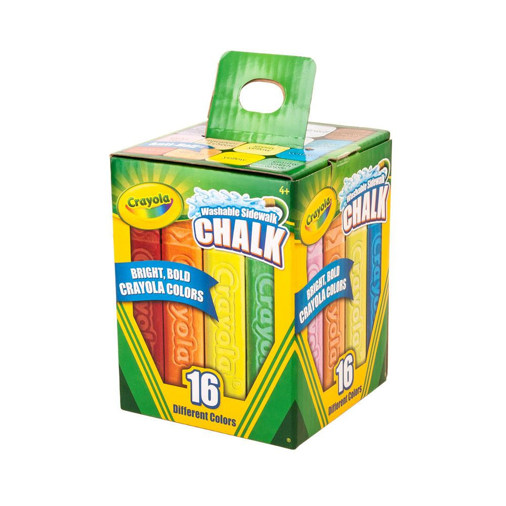 Crayola Sidewalk Chalk Assorted Colors 16 Count