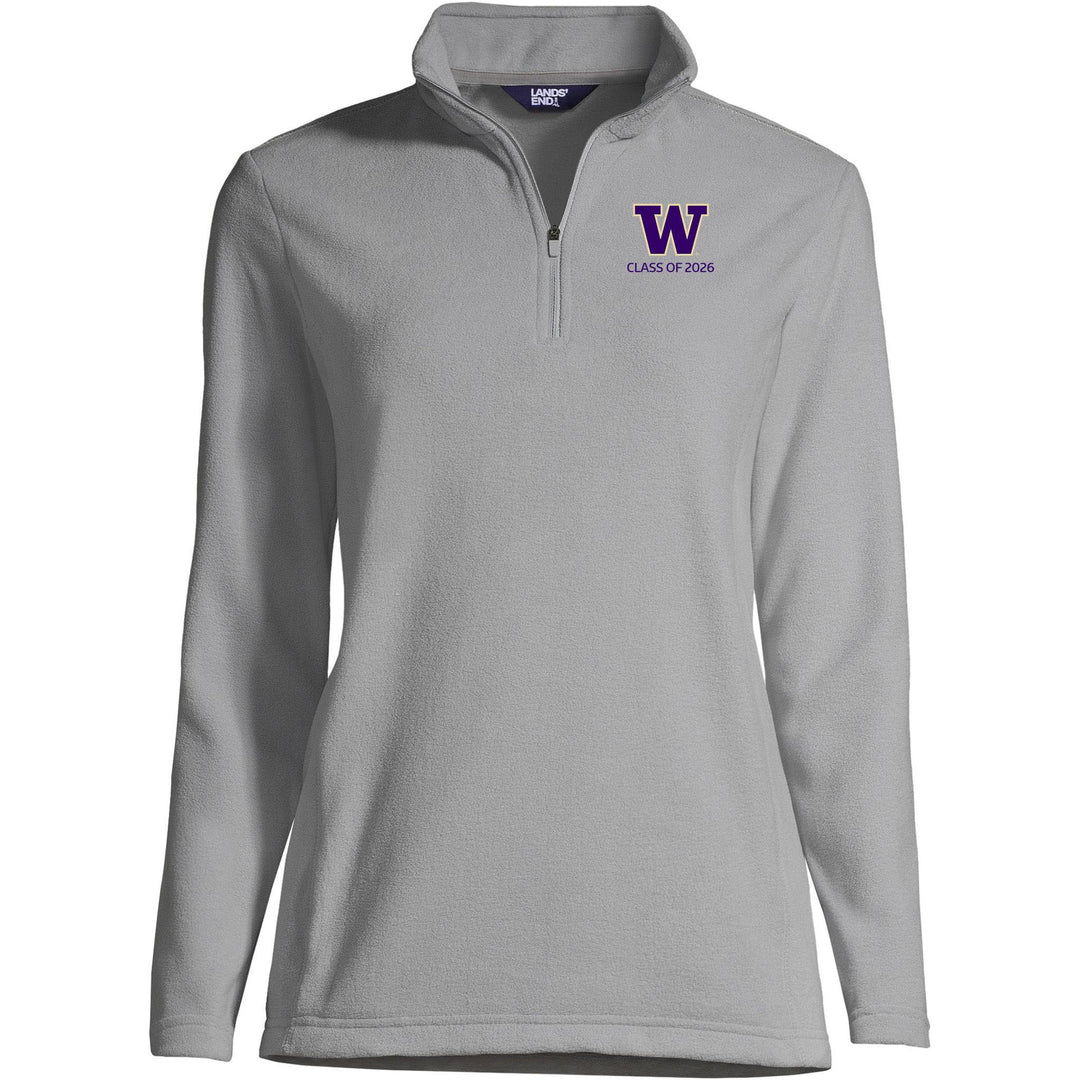 Lands' End Women's UW Class of 2026 ThermaCheck Fleece Quarter Zip