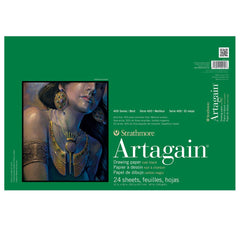 Photo of Strathmore 60lb Black Artagain Paper Pad 24 Sheets.