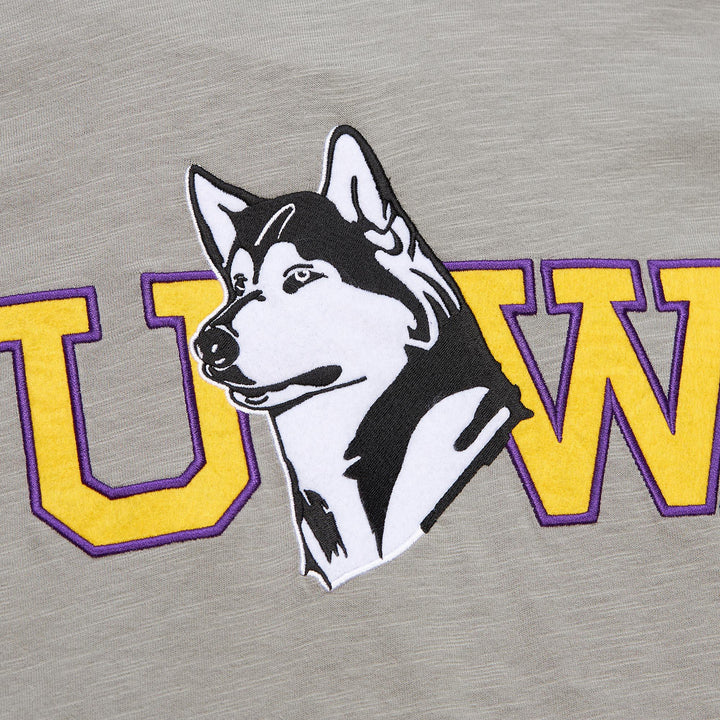 Mitchell & Ness Men's UW Retro Dog Legendary Slub Long Sleeve Tee
