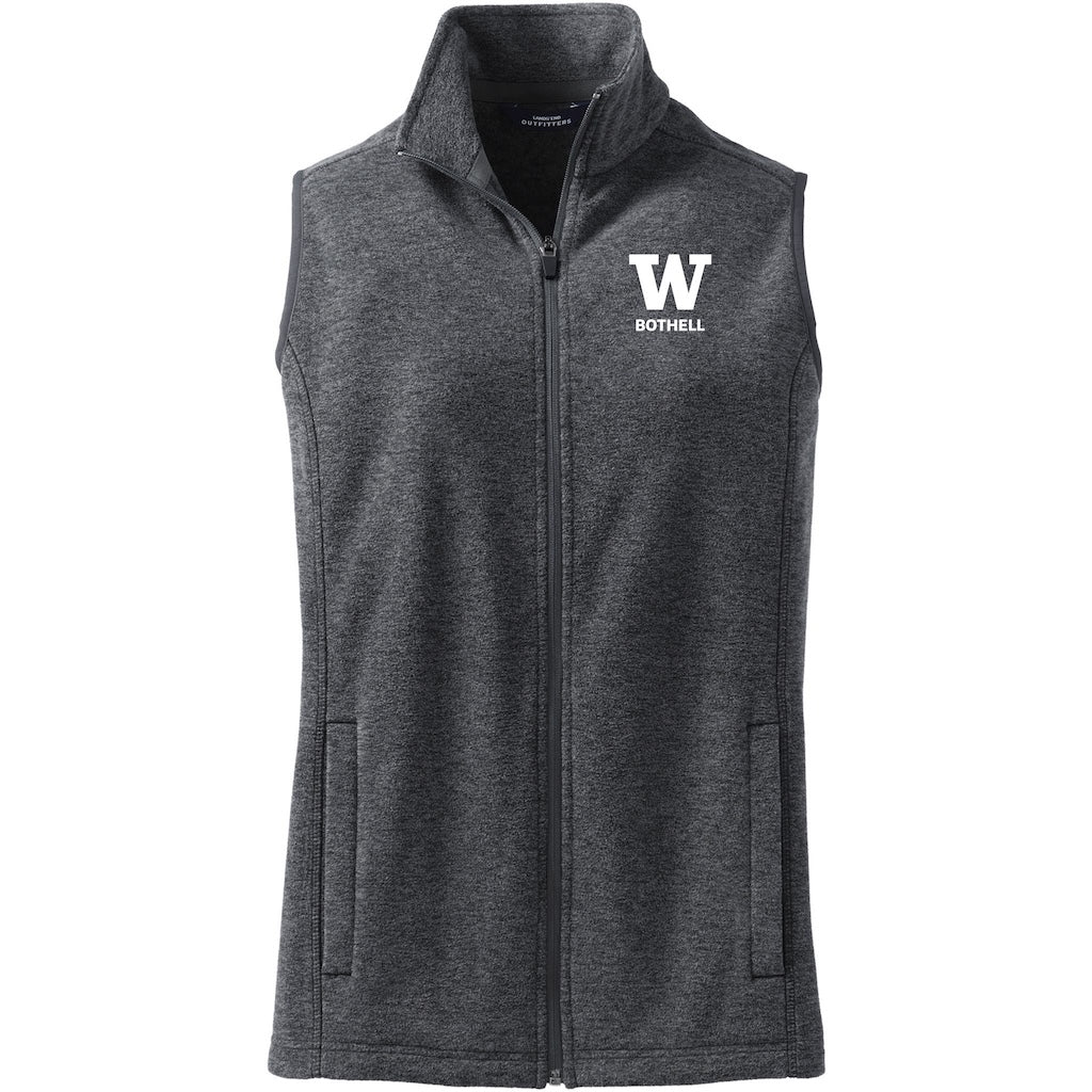 Lands' End Women's UW Bothell Thermacheck Fleece Vest