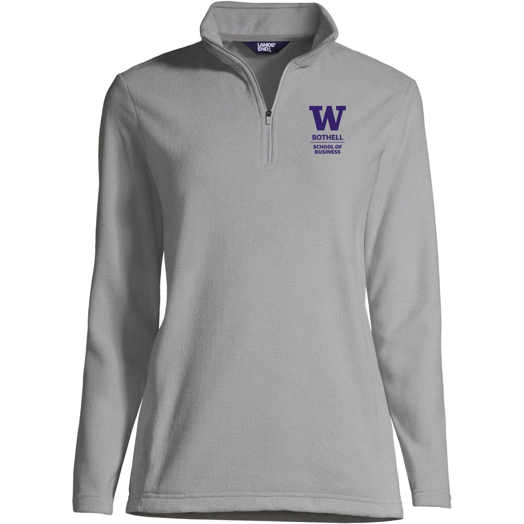 Lands' End Women's UW Bothell School of Business Thermacheck Fleece Quarter Zip