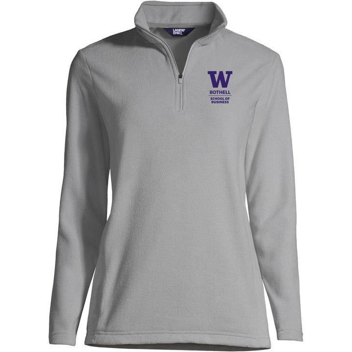Lands' End Women's UW Bothell School of Business Thermacheck Fleece Quarter Zip