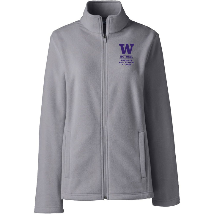Lands' End Women's UW Bothell School of Educational Studies Thermacheck Fleece Full Zip