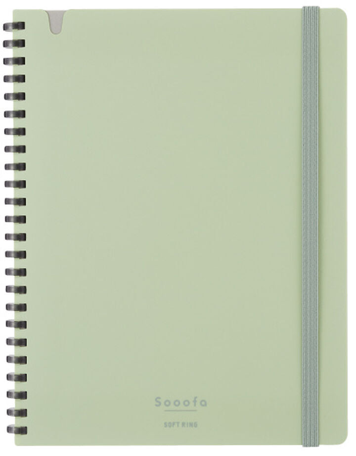 Kokuyo Sooofa 4mm A5 Grid Soft Ring Notebook