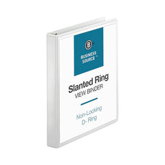 Photo of Business Source 1" 3 D-Ring View Binder.