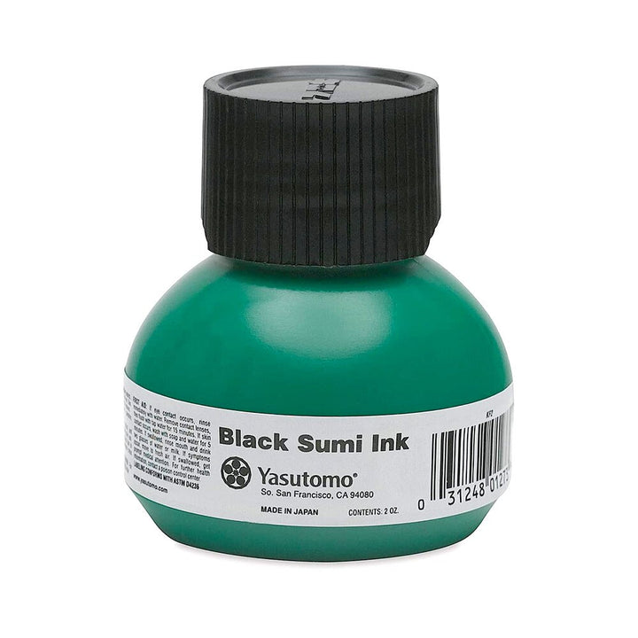 Yasutomo 2 oz Black Sumi Ink
