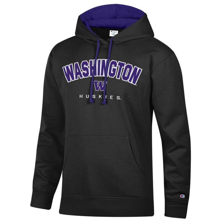 Champion Men's FW25 Applique Washington Huskies Stadium Hoodie