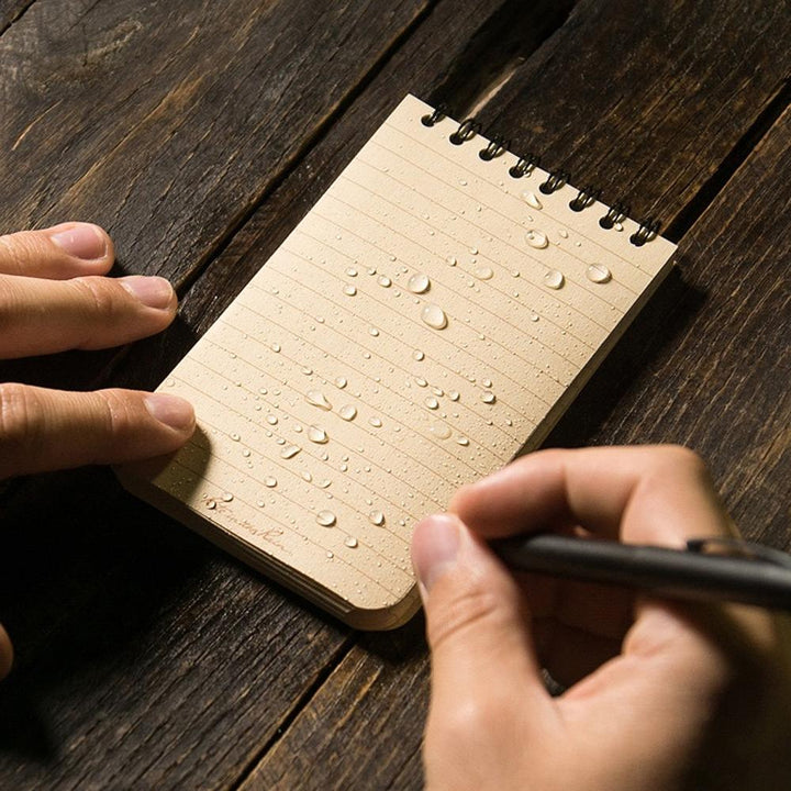 Rite in the Rain Tan 3"x5" Top Spiral Memo Notebook 50ct